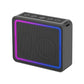 Wireless Bluetooth mini stereo with light rhythm and pluggable card