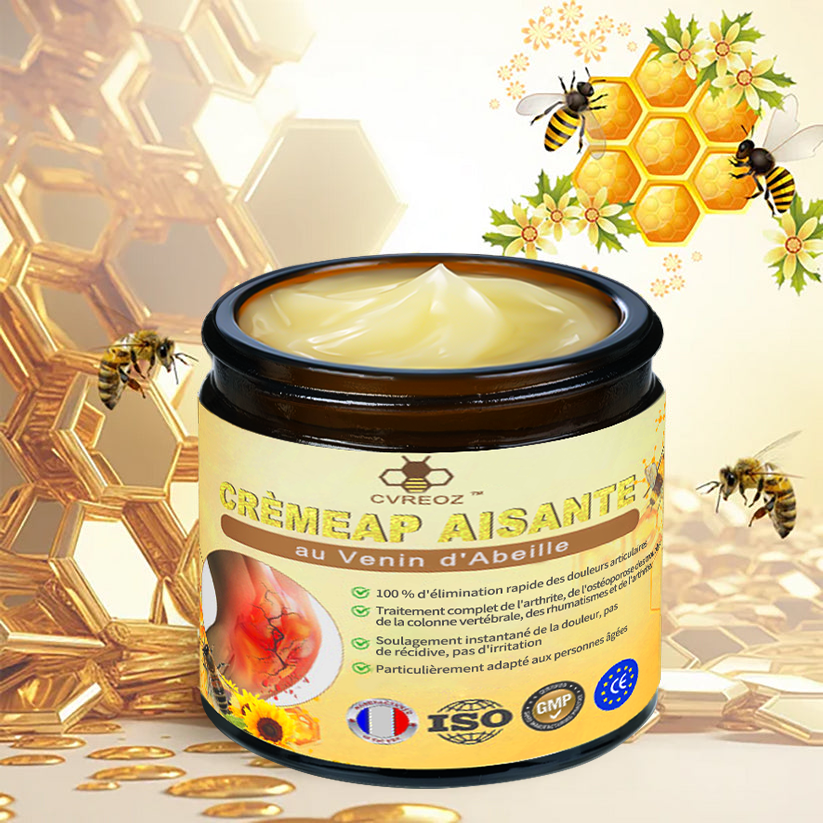 Cvreoz™ Crème Apaisante au Venin d'Abeille ( ✨ en particulier pour les personnes âgées, recommandé par l'EULAR ✨ )