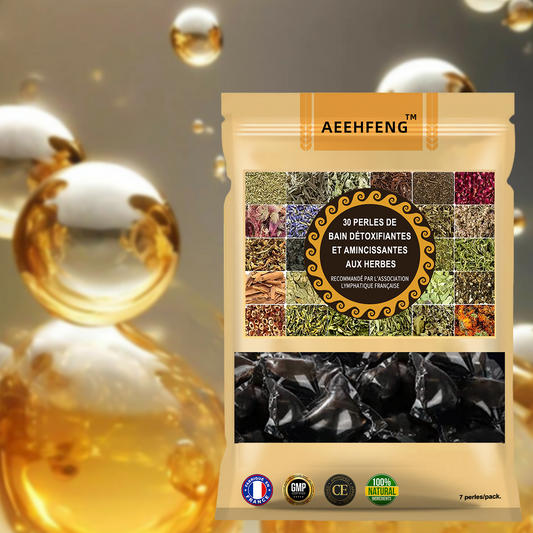 Aeehfeng™ 30 perles de bain détoxifiantes et amincissantes aux herbes💁‍♀️(Recommandé par l'Association Lymphatique Française)👩‍⚕️