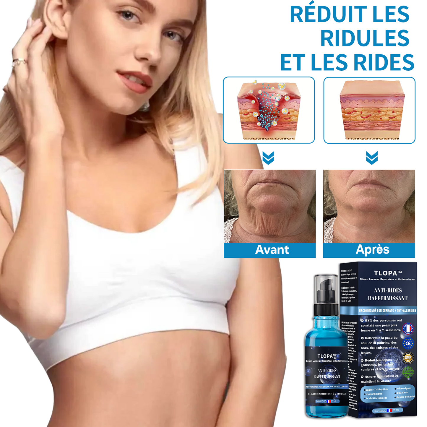 Il ne reste plus que 5 bouteilles ! Nous vous offrons une réduction supplémentaire de 30% ! Les dermatologues recommandent d'utiliser 3 à 5 flacons pour garantir une peau saine ! Si vous manquez cette opportunité, vous devrez attendre l'année prochaine !🌞