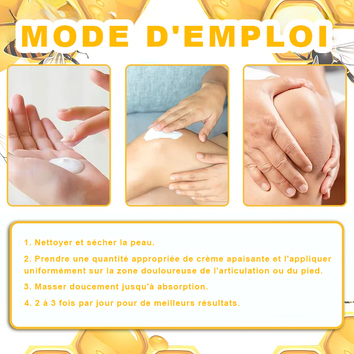 Cvreoz™ Crème Apaisante au Venin d'Abeille ( ✨ en particulier pour les personnes âgées, recommandé par l'EULAR ✨ )